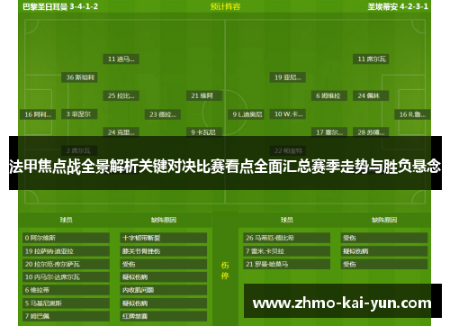法甲焦点战全景解析关键对决比赛看点全面汇总赛季走势与胜负悬念